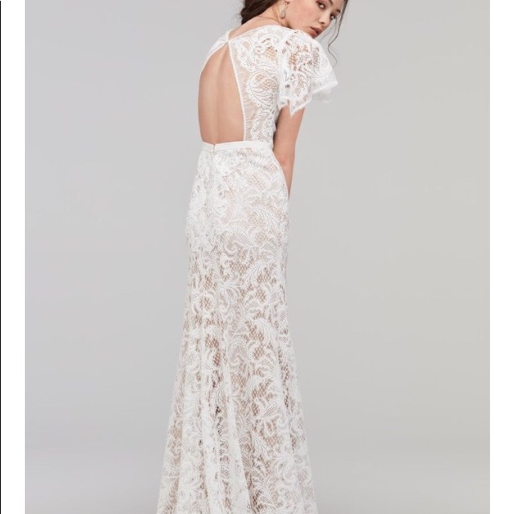 Willowby watters udara wedding dress ivory lace